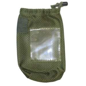 Genuine British Army Small Drawstring Bag IRR OD Webbing