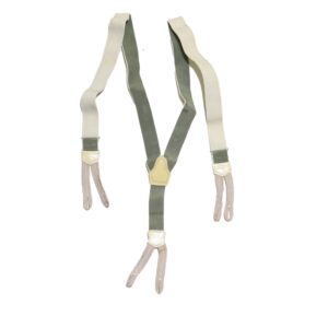 Czech Army M60 Suspenders Unissued Olive and Beige Leather