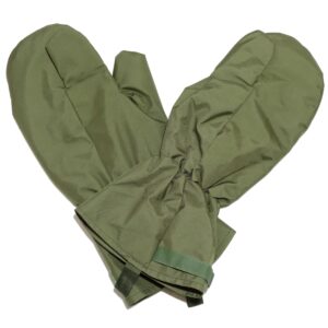British Army Surplus ECW Arctic Mittens Outer Olive