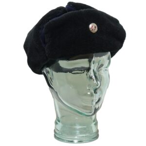 East German DDR Blue Winter Ushanka Fold Down Ear Cover