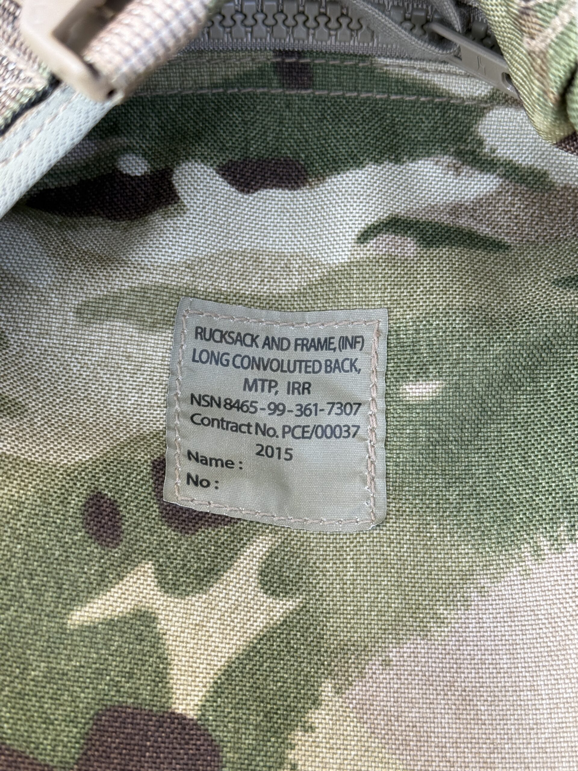 Genuine British Army MTP PLCE Long Back Bergen 100L Supergrade Condition - Image 7