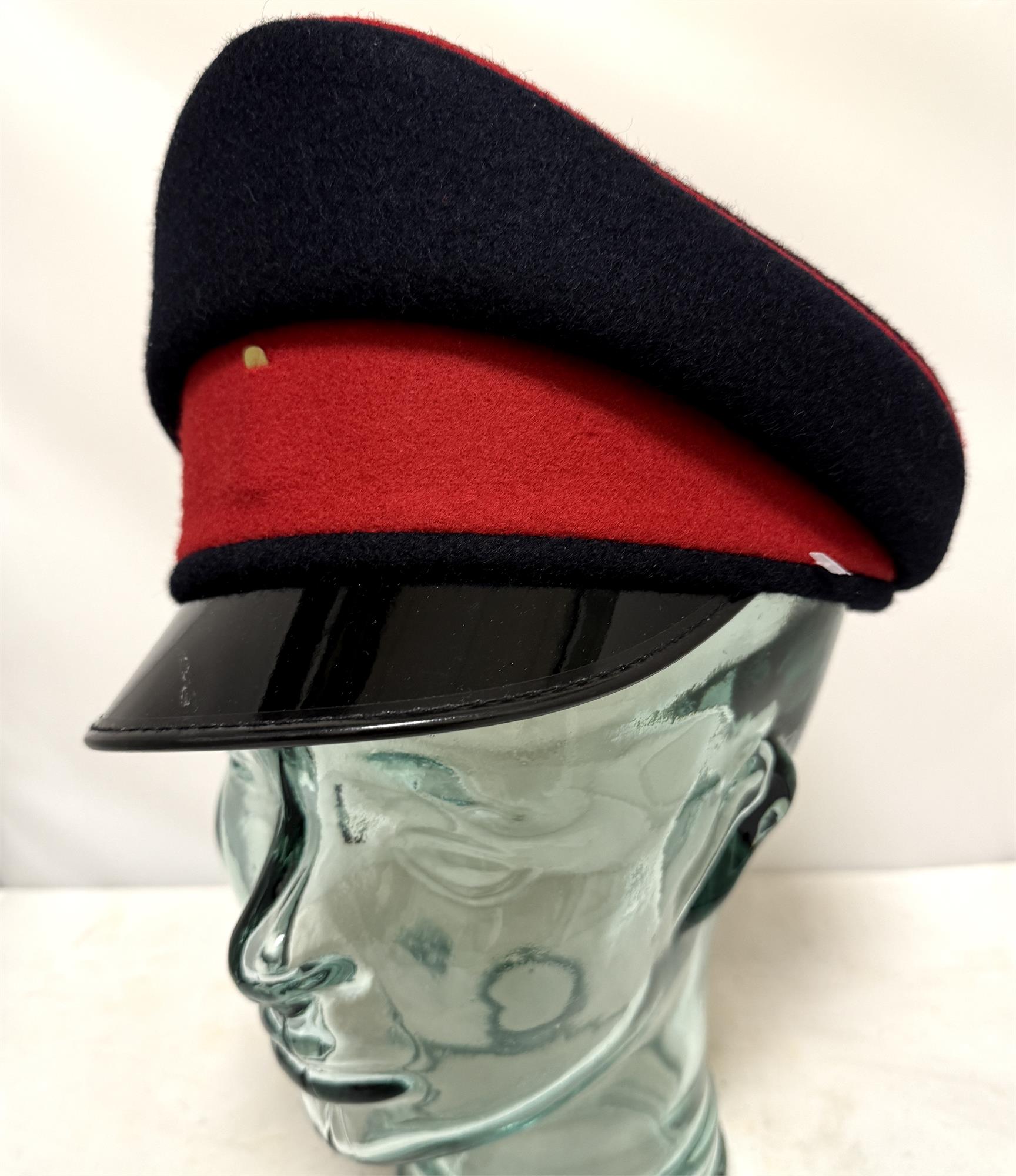 Genuine Royal Artillery Black Red Dress Uniform Cap Female