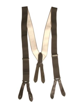 Genuine German Army Surplus Trousers Suspenders Braces