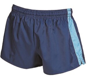 German army surplus blue vintage sports P.T / P.E shorts