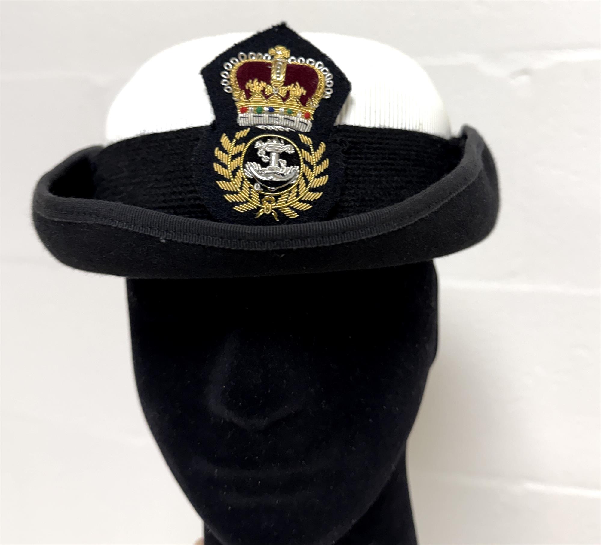 Royal Navy Women's Officer Tricorn Hat Genuine Issue RN Uniform Cap - Image 2