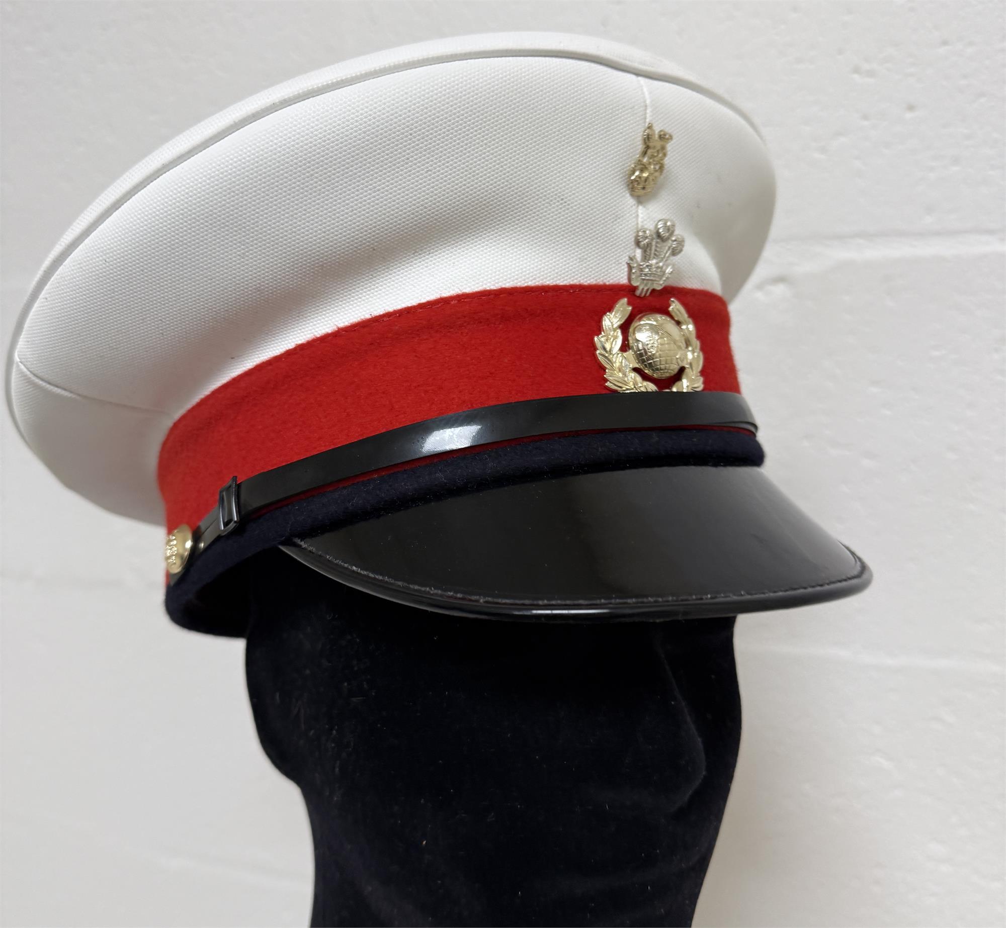 British miltary surplus Royal MArines Dress Uniform Peaked Cap