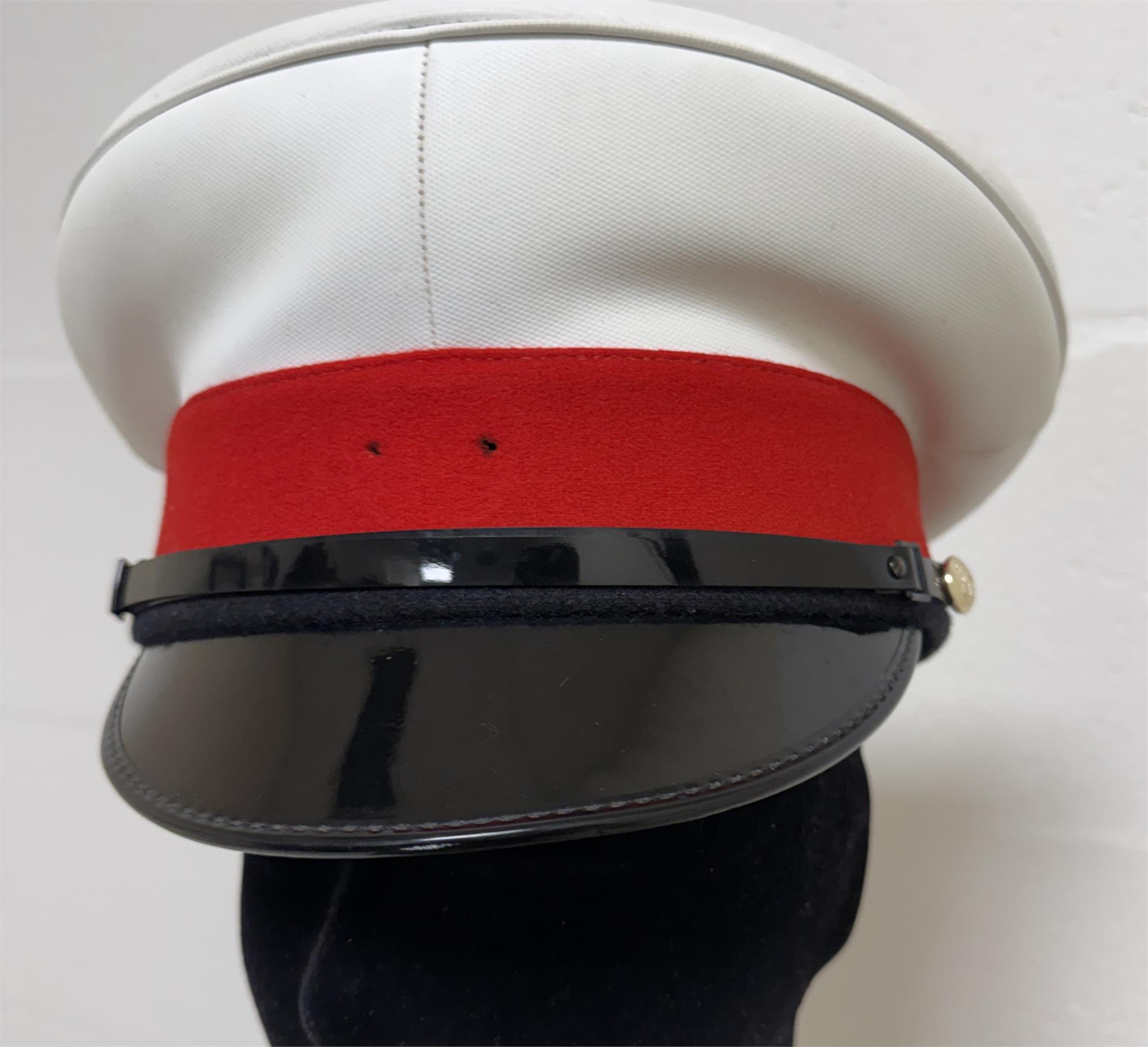 British miltary surplus Royal MArines Dress Uniform Peaked Cap - Image 4