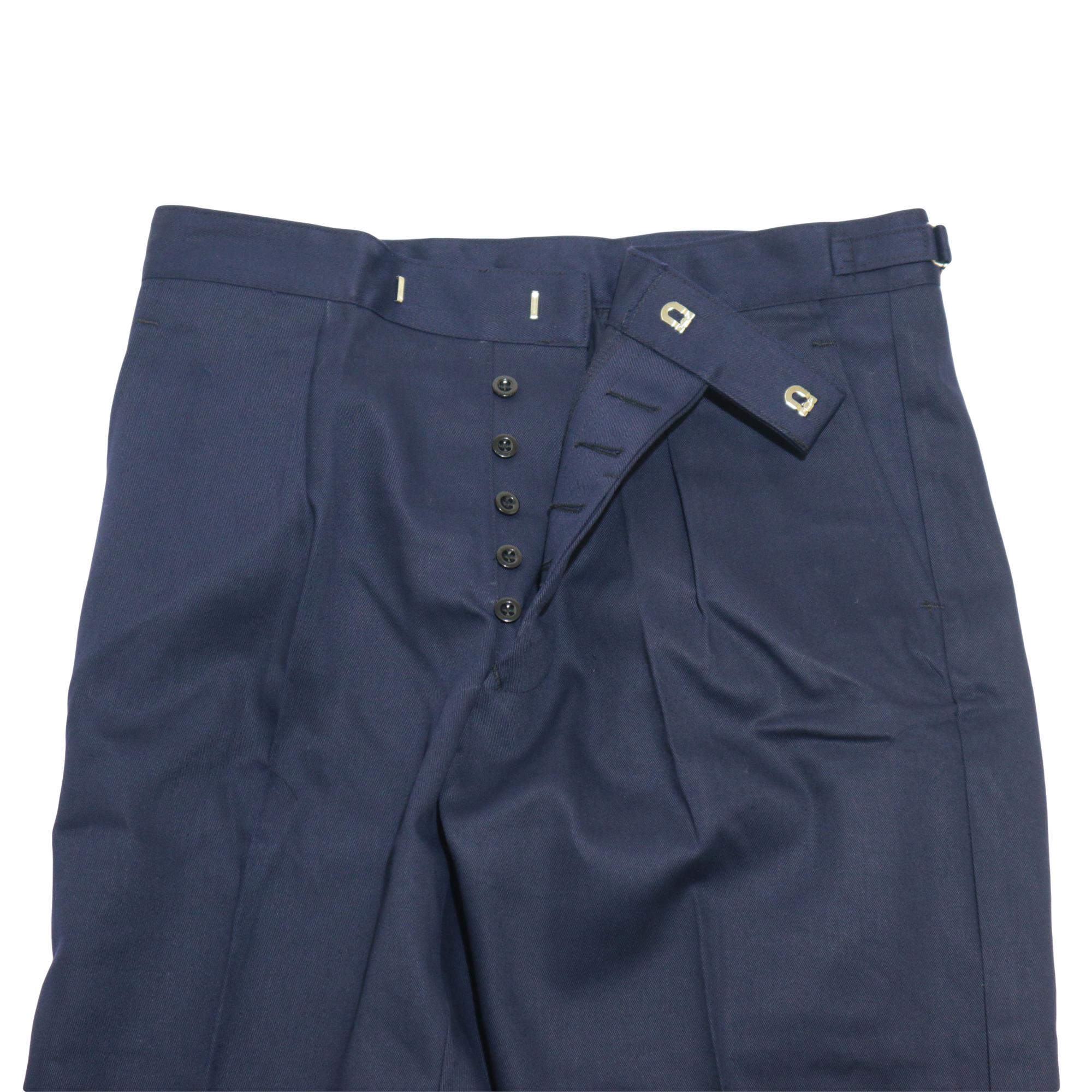 Royal Navy Surplus Fire Resistant Blue Working Trousers 36' - Image 2