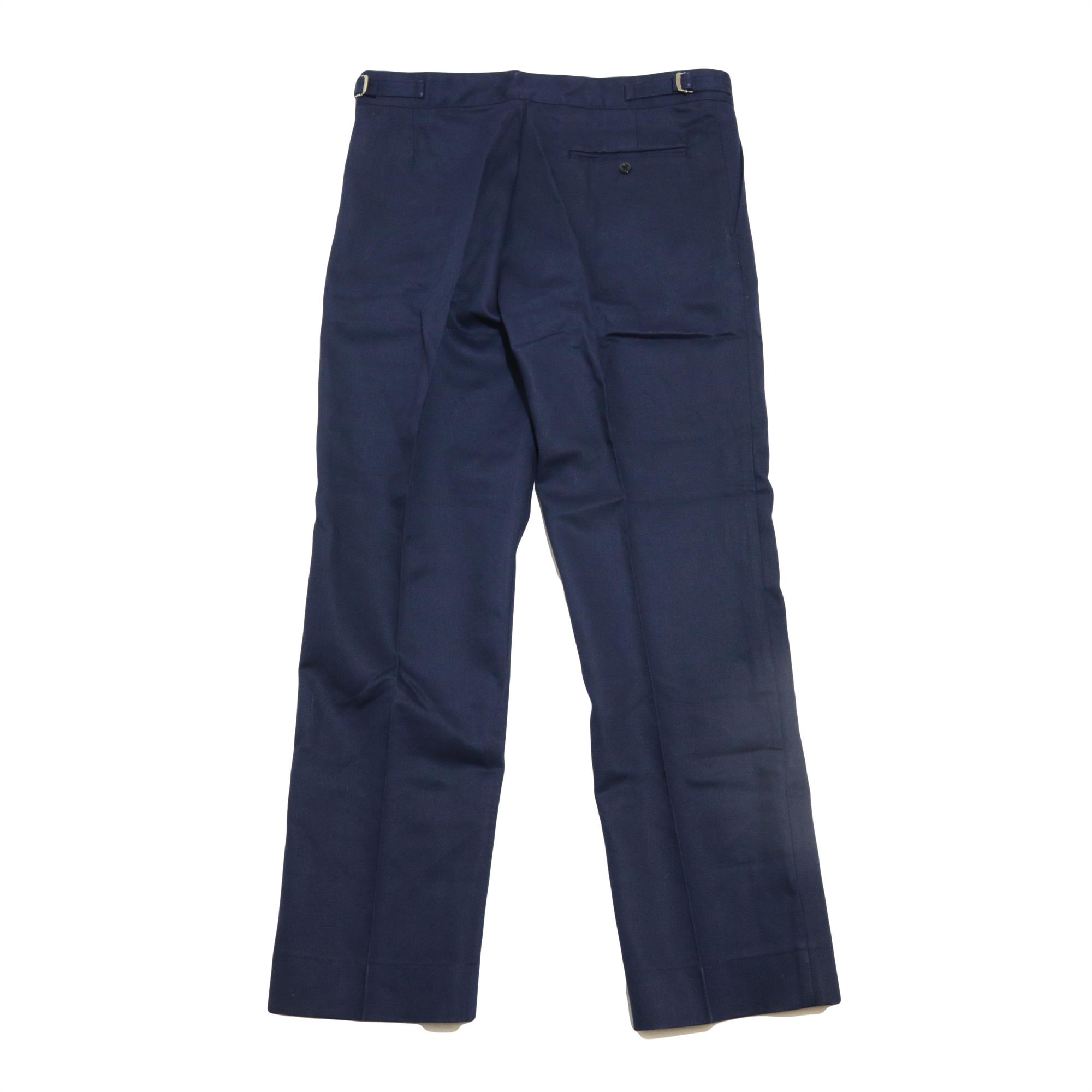 Royal Navy Surplus Fire Resistant Blue Working Trousers 36' - Image 3