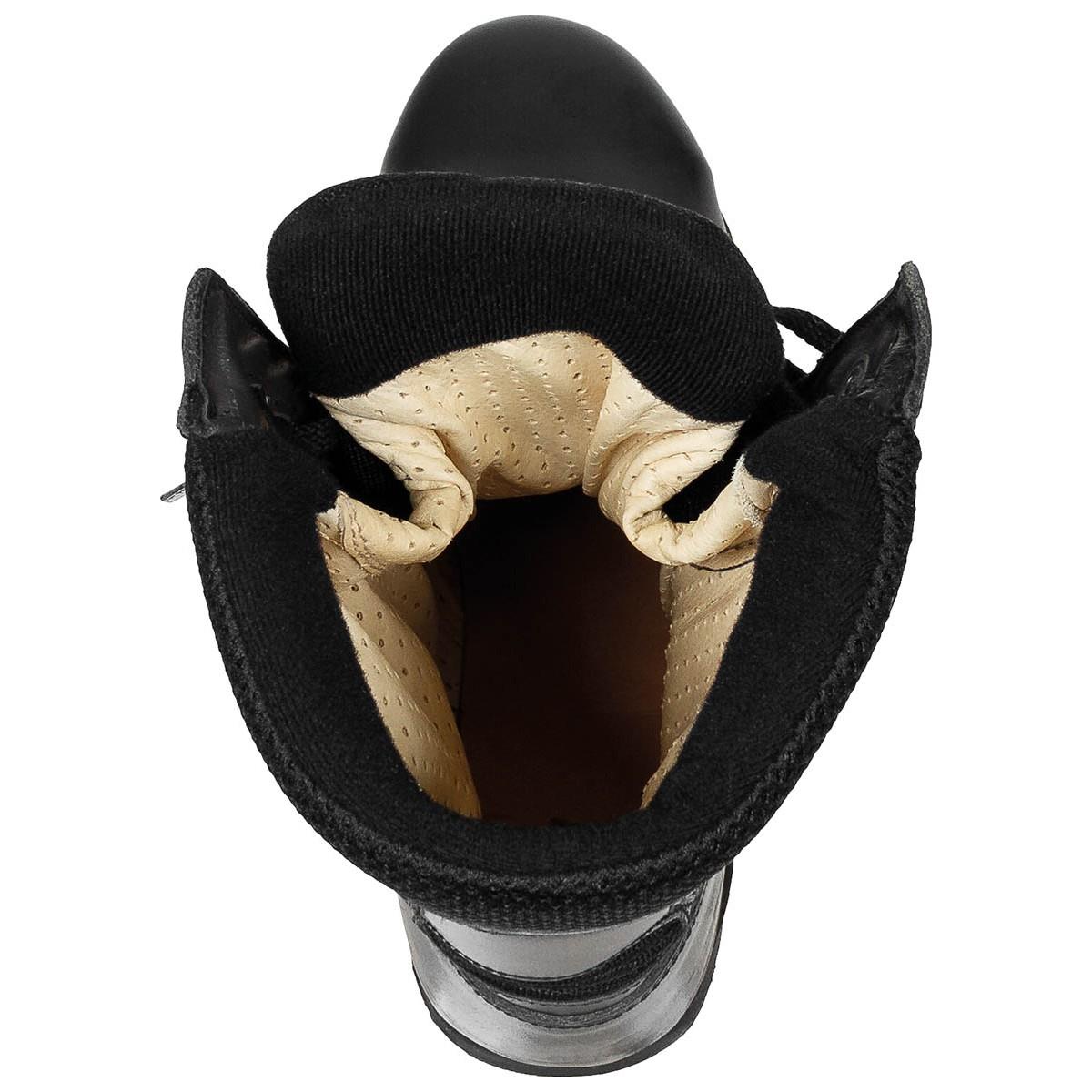 Genuine Italian Army Summer Leather Combat Boots NEW - Image 3