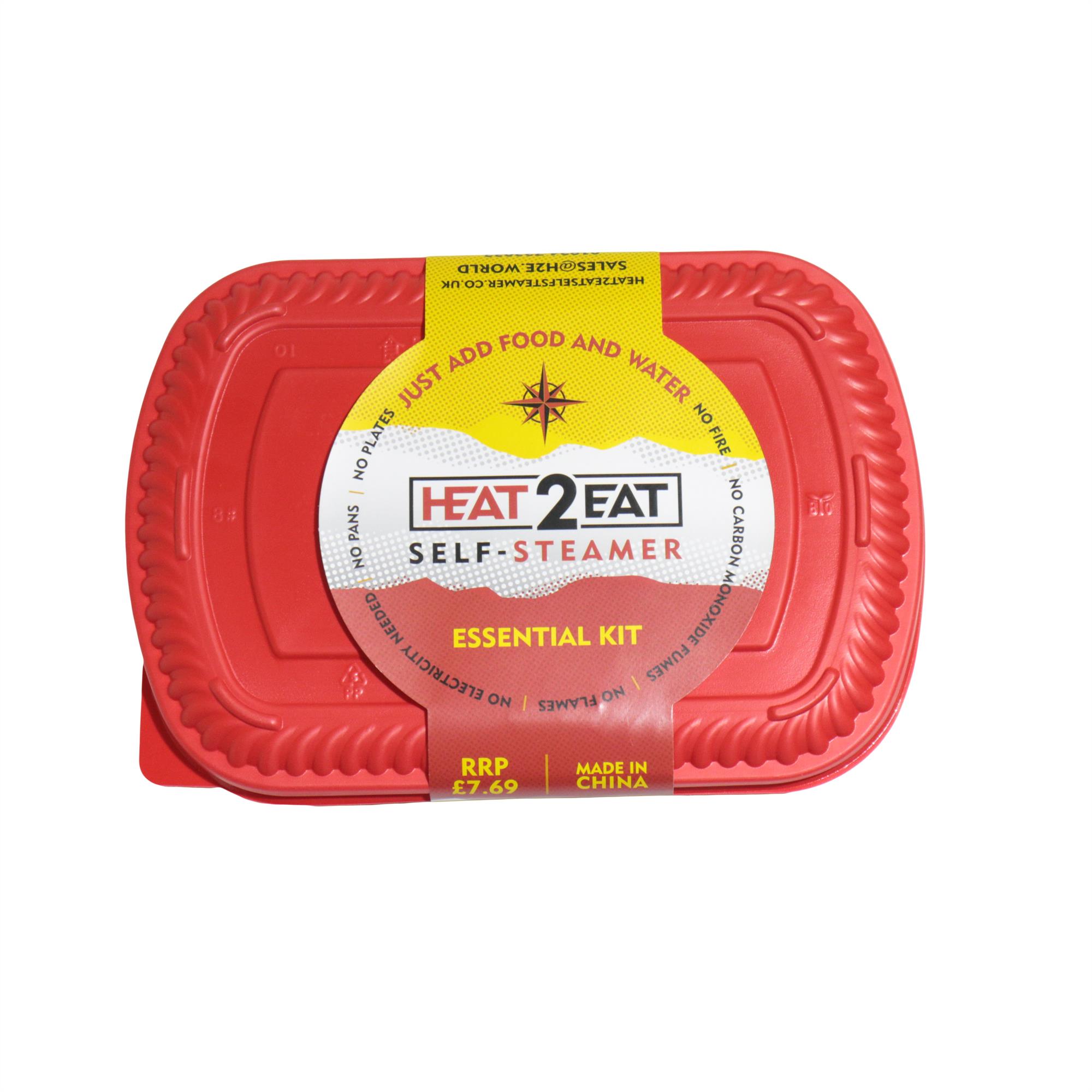 HEAT2EAT Self Steamer Essential Kit Camping Bushcraft Cooker