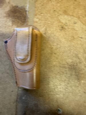 Military surplus BRown leather pistol holster ppk?