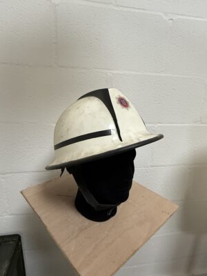 Ex North Yorkshire fire rescue service officers helmet