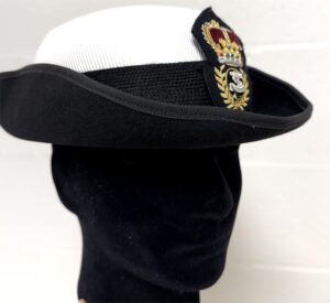 Royal Navy Women's Officer Tricorn Hat Genuine Issue RN Uniform Cap