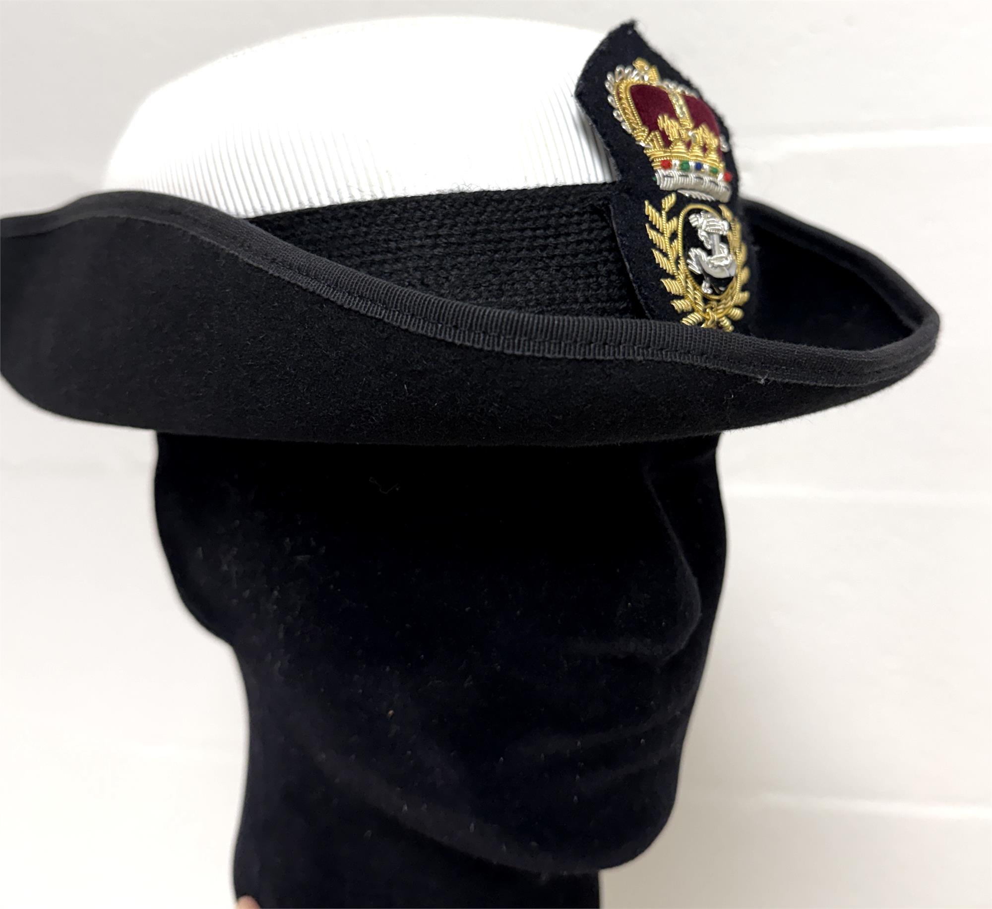 Royal Navy Women's Officer Tricorn Hat Genuine Issue RN Uniform Cap