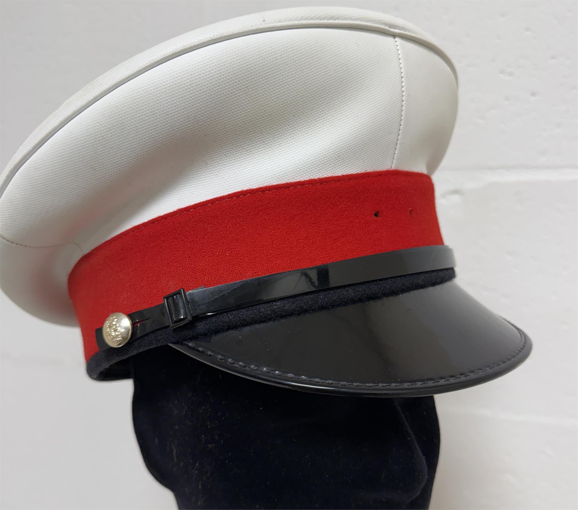 British miltary surplus Royal MArines Dress Uniform Peaked Cap - Image 3