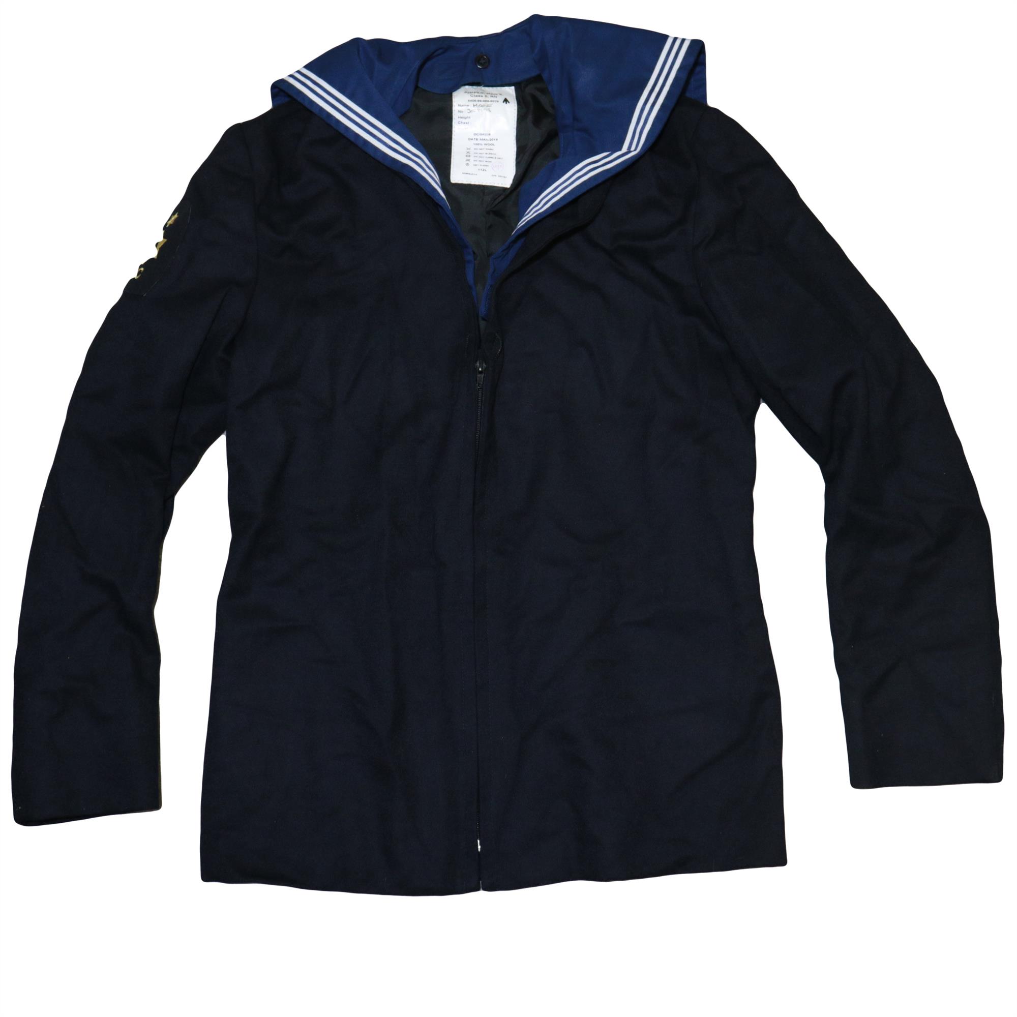 Genuine British Royal Navy Surplus Class 2 II Jumper Black