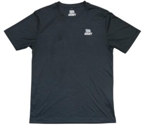 British army surplus dark grey self wicking ARMY t shirt PT