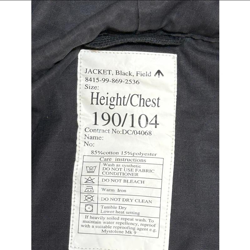 Genuine British Army Special Forces Black Smock Jacket - Image 2
