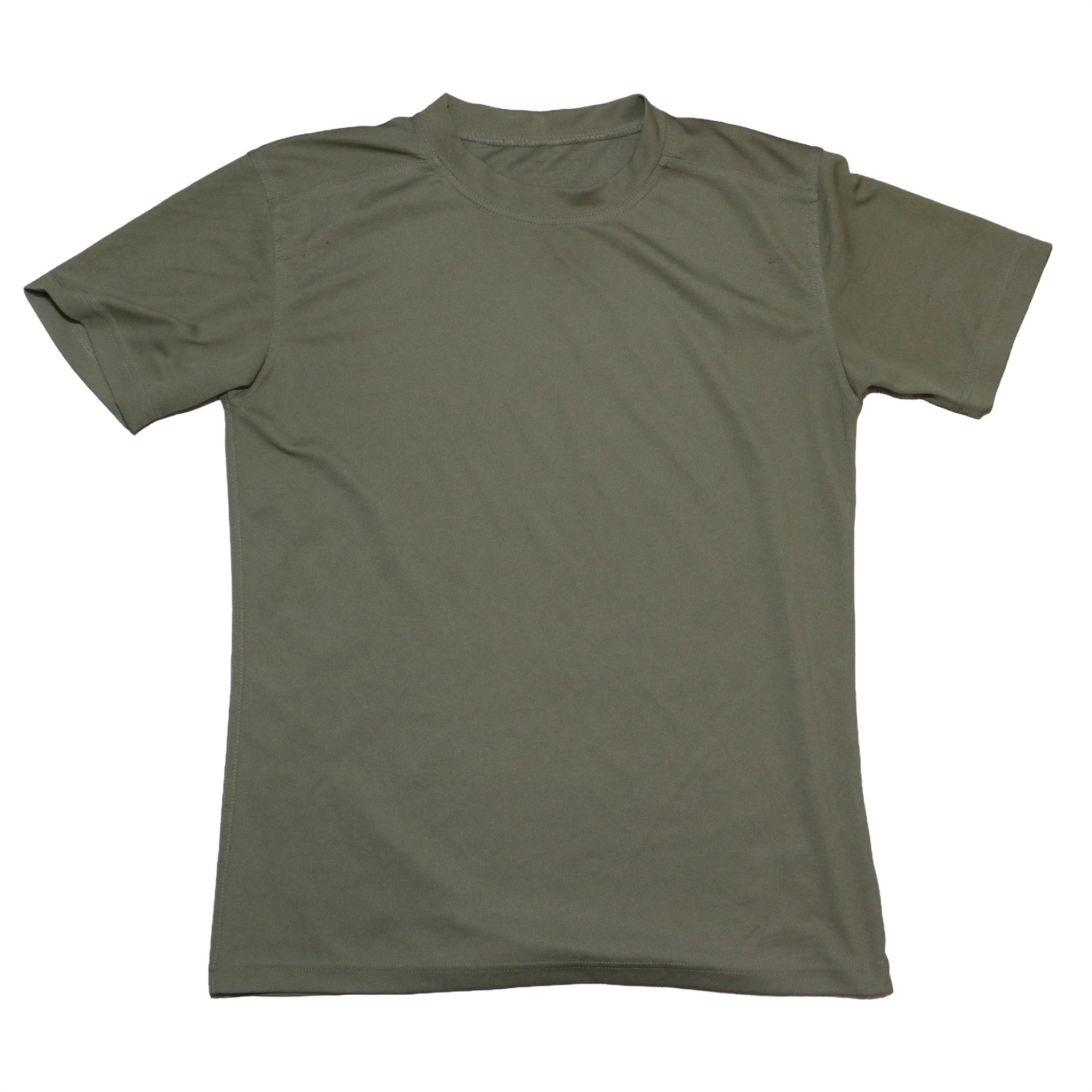 Bargain khaki self wicking british army exercise t-shirts Grade 2
