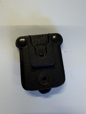 Leather police ambulance security body cam radio klickfast holder