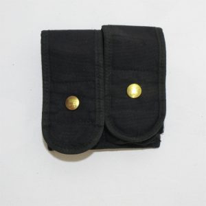 2 x police surplus double pistol magazine pouches molle fixing