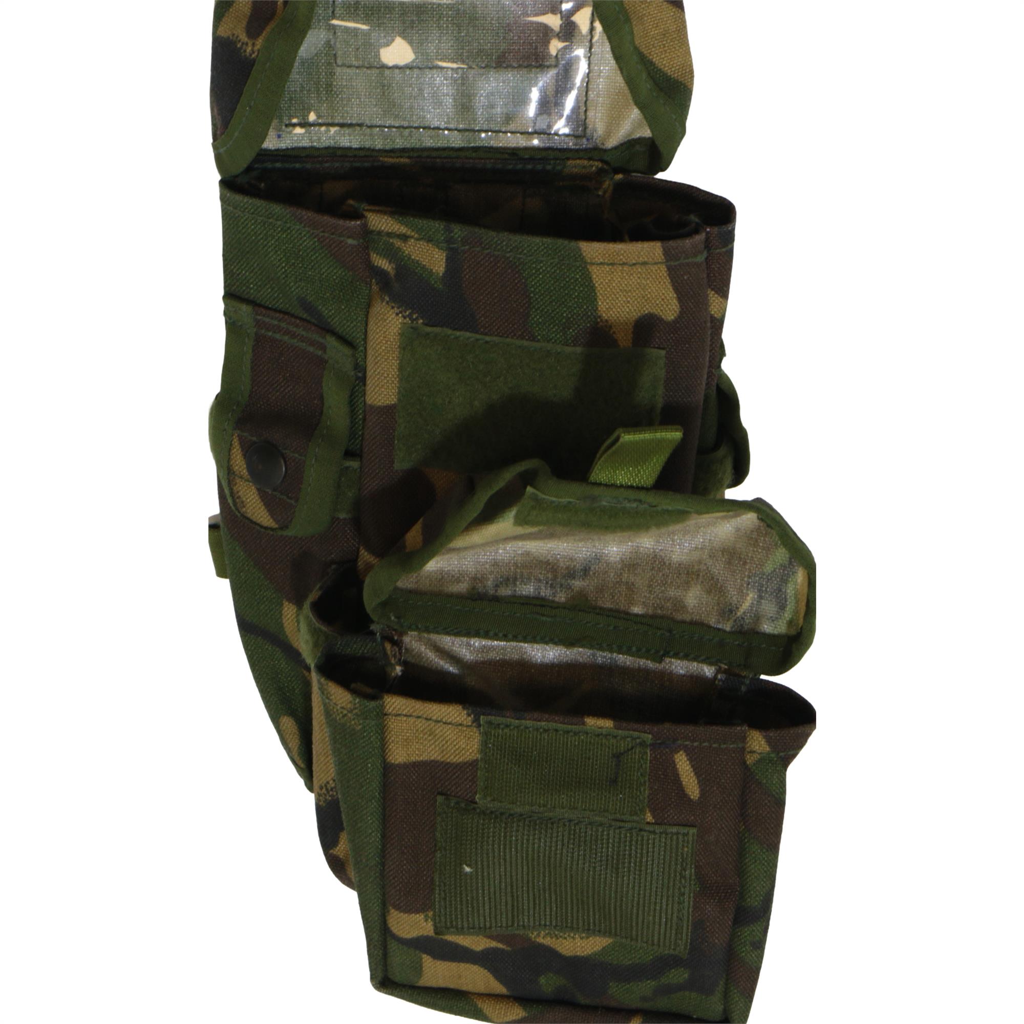 British army surplus DPM camo, drop top medic first aid pouch - Image 3