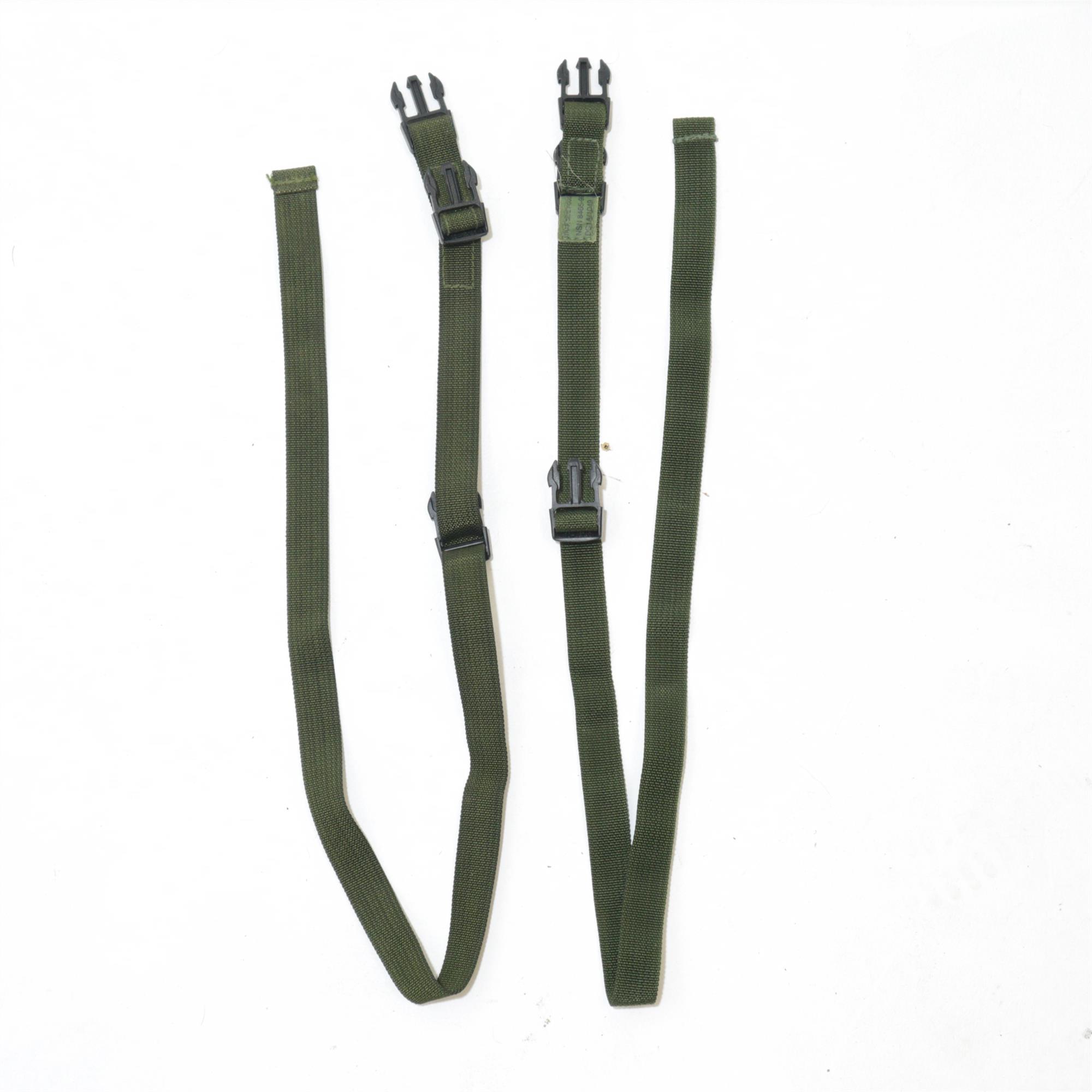 British Army Side Strap For IRR Yoke Pouch OD Green Genuine Surplus set