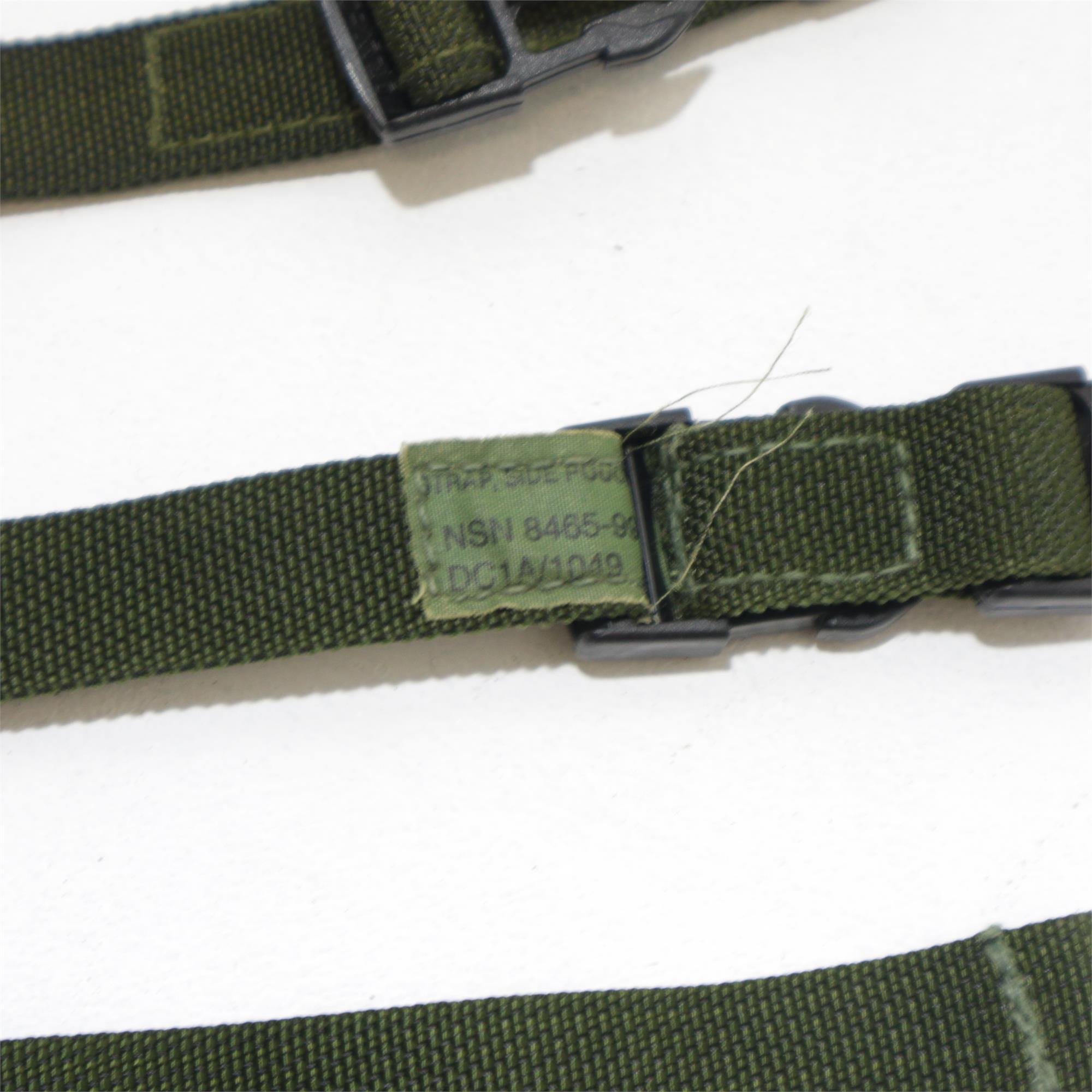 British Army Side Strap For IRR Yoke Pouch OD Green Genuine Surplus set - Image 2