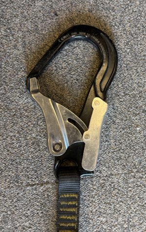 Ridgegear working at height Scaffold hook with gated carabiner