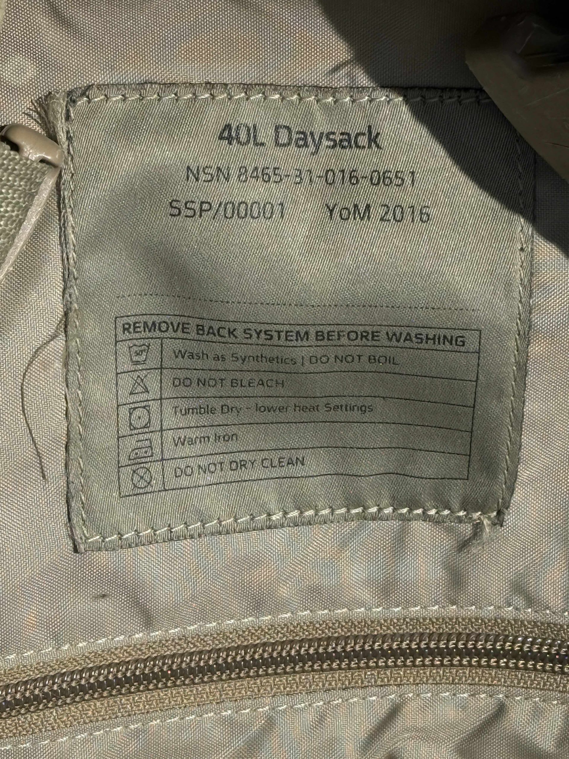 British army 40L MTP Virtus Daysack good condtion - Image 8