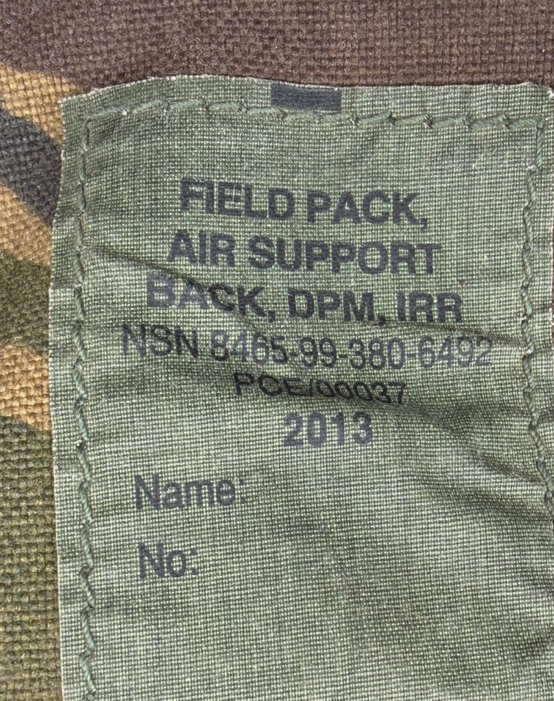 British army DPM air support bergen complete with frame 2013 genuine surplus - Image 6