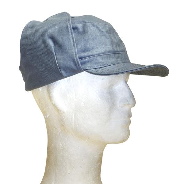 Genuine Swedish Army Surplus Blue Winter Hat Fold Down Ears - Image 2
