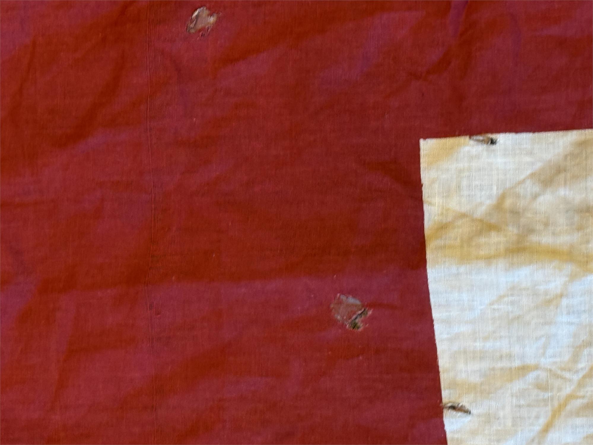 Genuine Vintage British Army Cotton Large Union Jack flag 6ft x 4.5ft - Image 2
