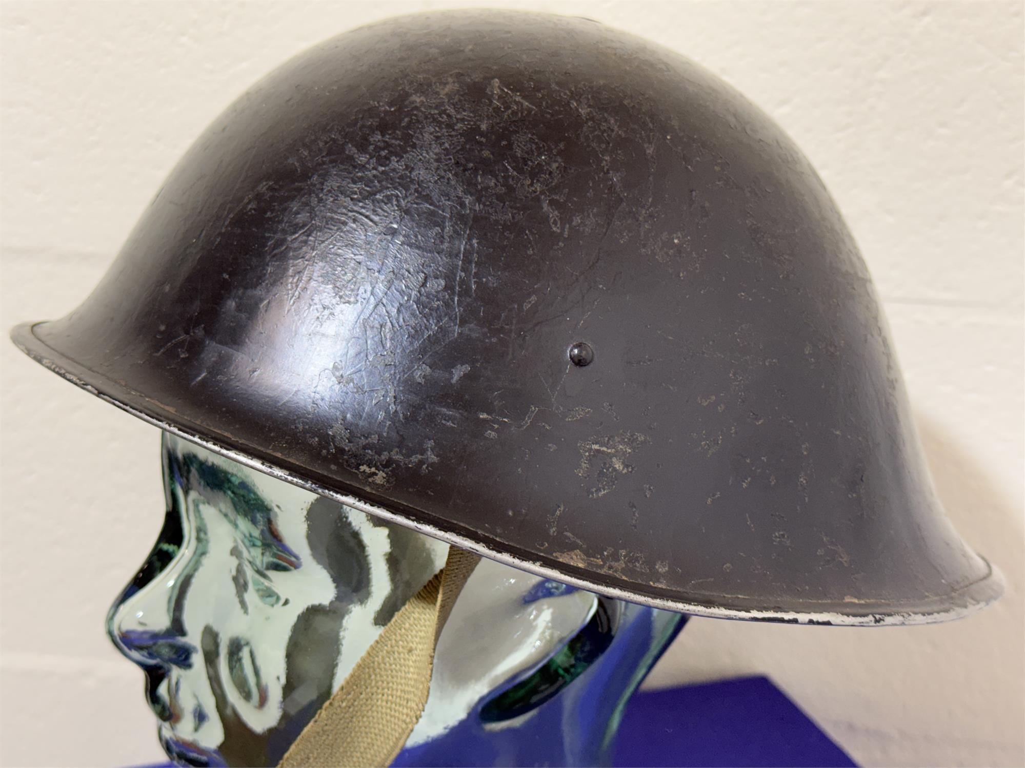 British army surplus Mark 3 WW2 era turtle helmet