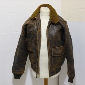 Genuine Vintage Avirex US Navy Type G-1 Leather Bomber Jacket