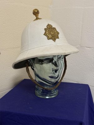 Vintage British army Royal Marines Woseley Pith Helmet